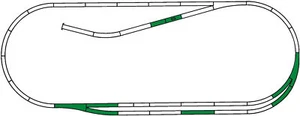 Roco H0 42011 - ROCO LINE Gleisset C (Gleise mit Bettung) Neuware - Bild 1 von 1