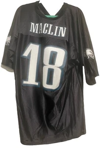NFL Apparel Philadelphia Eagles #18 Jeremy Maclin Black Jersey Size XL - Picture 1 of 3