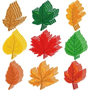 108 Pcs Maple Leaves Cutouts Fall Classroom Decorations Autumn Bulletin Board... - Picture 1 of 7
