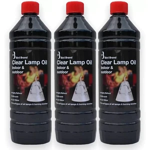 Bird Brand Clear Lamp Oil Indoor Outdoor Fuel Oil Lamps Burning Torches 1L - Picture 1 of 9