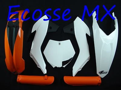 Kit de plástico UFO KTM SX85 2013-2017 FABRICANTE DE EQUIPOS ORIGINALES 2017 color KTKIT514E 999 K3 motocross Foto 1 de 4