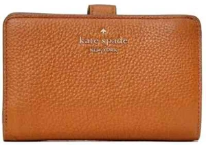 Kate Spade New York Leila mittelgroße kompakte Damen-Geldbörse mit Doppelfaltung Leder Lebkuchen - Bild 1 von 3