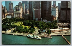 Postkarte Battery Park Lower New York City Skyline Statin Island Fähre NY - Bild 1 von 2