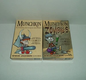 Juego de cartas Munchkin & Munchkin Zombies Steve Jackson - Ambos completos con todas las cartas - Imagen 1 de 10