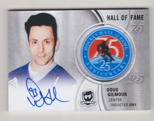 2018-19 The Cup Doug Gilmour Auto Hall Of Fame 75 Toronto Maple Leafs Upper Deck - Foto 1 di 1