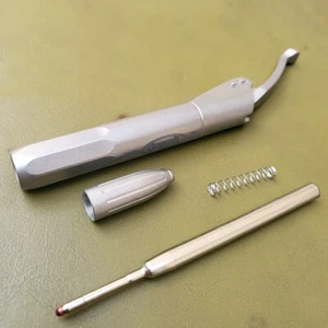 New Creative All TC4 Titanium Alloy Mechanical Siphon Pen Business Gel Pen EDC - Picture 1 of 8