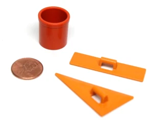 Playmobil Miniature School Classroom Chalkboard Drawing Tools Garbage Can - 3 Pc - Picture 1 of 1