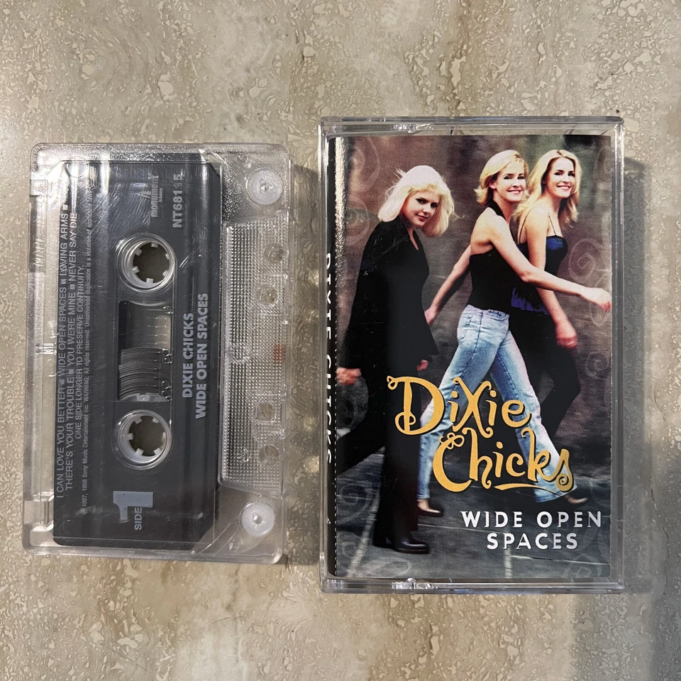 Cassette Dixie Chicks Wide Open Spaces 1998 Sony Music Tested New Case - Image 1 of 2