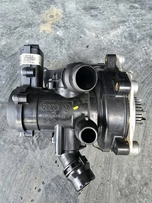 2017 - 2025 AUDI A4 2.0L ENGINE WATER COOLANT THERMOSTAT HOUSING OEM 06L121012H - Image 1 of 4