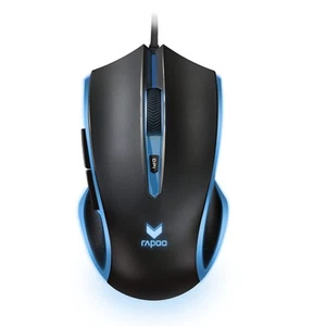Rapoo V20S Ambidextrous Optical USB Type-A 3000 DPI Black - Picture 1 of 1
