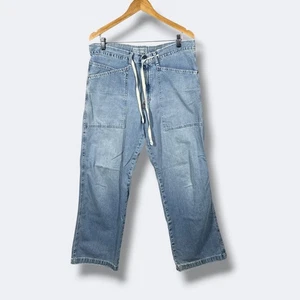 Vintage Abercrombie Fitch Denim Jeans Damen 12 helle Waschung Relaxed Fit Grunge - Bild 1 von 9