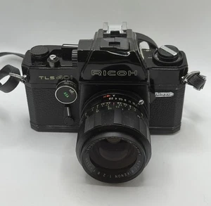 Ricoh TLS 401 Camera w/ Auto Rikenon f/2.8 35mm Lens & Strap Tested - Picture 1 of 8