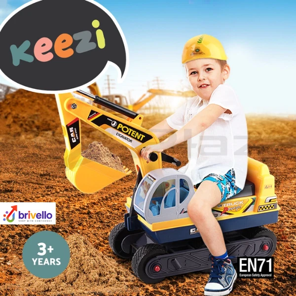 Kids Ride on Excavator Car, Sand Digger