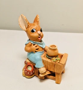 Vintage Pendelflosse Hase Crocker Bunny England 995664 handbemalt - Bild 1 von 8