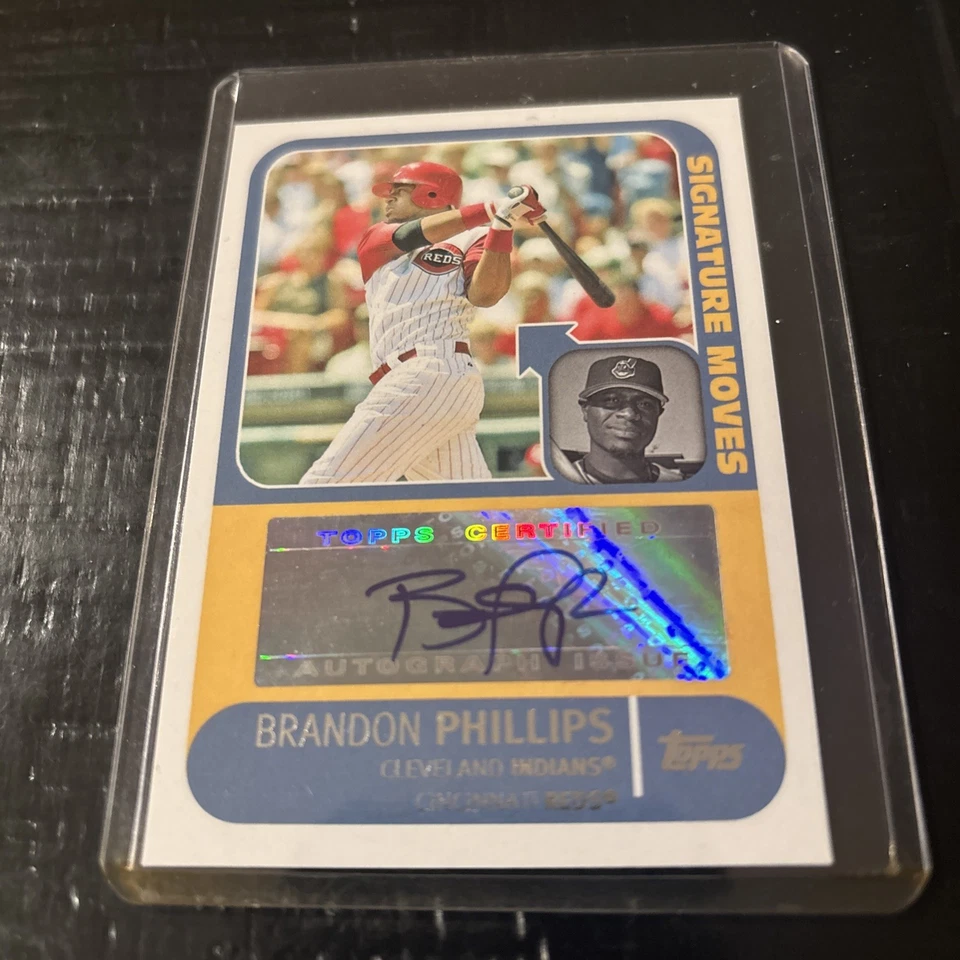 Actualización Topps Signature Moves 2006 Brandon Phillips Cincinnati Reds #SM-BP MLB Foto 1 de 3