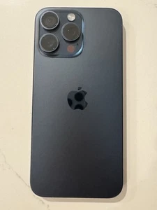 Apple iPhone 15 Pro Max - 256 GB - Blue Titanium (Unlocked) GREAT condition - Zdjęcie 1 z 9
