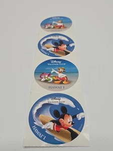 Lotto 4 adesivi DVC Disney's Aulani Hawaii Vacation Club Topolino Paperino margherita set - Foto 1 di 6