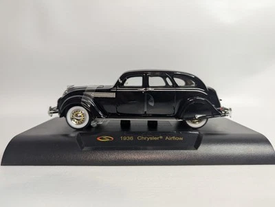 1936 CHRYSLER AIRFLOW  SILVER SIGNATURE 1:32 OPENING DOORS, HOOD & TRUNK - Image 1 of 4