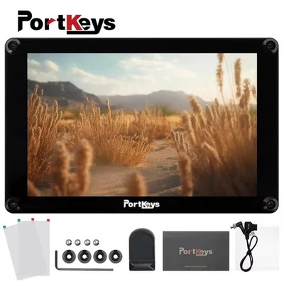 Portkeys HS8 8" 1000Nits Camera Field Video Monitor 3G-SDI LUT 4K HDMI 1920x1200 - Image 1 of 4