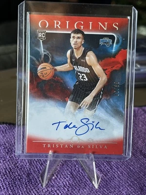 Tristan Da Silva Auto /99 Red On-Card Auto Origins 24-25 Orlando Magic #RA-TOS - Image 1 of 2