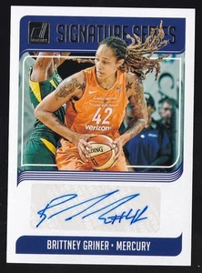 2019 Panini Donruss WNBA BRITTNEY GRINER Base Signatures Auto - Picture 1 of 2