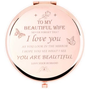 Gifts for Wife from Husband- I Love You Wife Gifts Compact Mirror- Romantic G... - Bild 1 von 7
