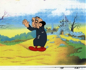 Original Production Cel of Gargamel from the Schlümpfe (80er Jahre) - Bild 1 von 3