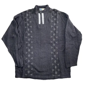 Vintage Umberto Bilancioni Jeans Wear 1/4 Zip Herren Pullover Wollmischung L/XL Italien - Bild 1 von 8