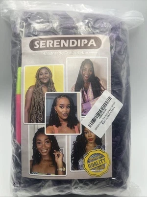 8 Pks Serendipa Hair Passion Boho Twist Crochet 18" Púrpura Foto 1 de 4