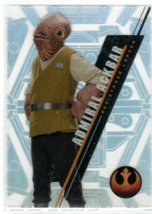 STAR WARS 2016 TOPPS HIGH TEK BASE SW-108 ADMIRAL ACKBAR FORM 2 PATTERN 1 - Picture 1 of 2
