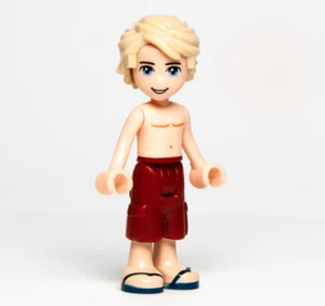 Lego Friends Boy Minifigure - Mason (frnd265) 41347 Shirtless Heartlake Resort - Picture 1 of 6