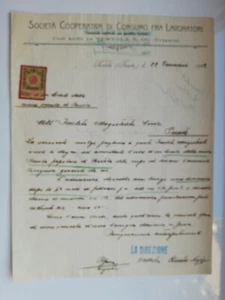 TRIESTE  SOCIETÀ COOPERATIVA DI CONSUMO FRA LAVORATORI - RICHIESTA  documenti  - Picture 1 of 5