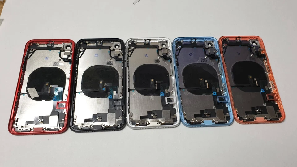 For iPhone 8 8P X XS Max XR  Rear Housing Battery Cover Chassis With Parts - Image 1 of 1