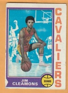 Jim Cleamons Cleveland Cavaliers 1974-75 Topps #42 Ohio State Buckeyes - Picture 1 of 2