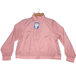 Columbia Windbreaker Women's XL Soft Pink Time Is Right Lightweight Jacket - Picture 1 of 12