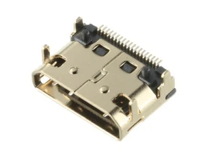 10pcs Mini HDMI Connettore Femmina 4 Gambe DIP Presa a Saldare Connettore Fai da Te - Foto 1 di 2