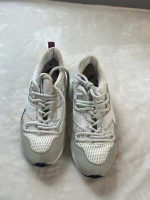 Zapatillas Vibram Diadora blancas con cordones talla 8 para mujer malla gamuza DEFECTUOSAS Foto 1 de 4