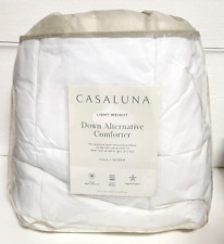 Casaluna Light Weight Down Alternative Comforter Full Queen White Hypoallergenic