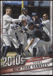 2020 Topps Series 1 YANKEES TEAM Decades' Best #DB-82  - NEW YORK YANKEES -  - Picture 1 of 1