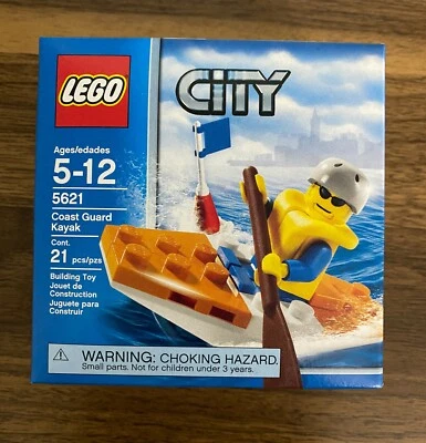 *NEW* Lego City 5621 COAST GUARD KAYAK *Retired* - Image 1 of 4