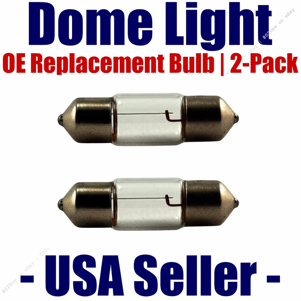 Dome Light Bulb 2-Pack OE Replacement - Fits Listed Asuna Vehicles - DE3022 - Image 1 of 1