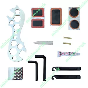 15 Piece Bicycle Puncture Repair Kit Bike Cycle Inner Tube Glue Patch Chalk - Picture 1 of 8