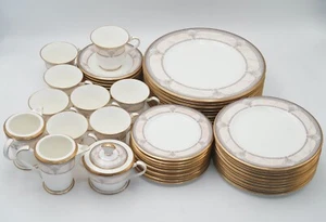 Noritake Pacific Majesty Speise-/Salat-/Brotteller, Tasse & Untertasse, Milchkännchen & Zucker - Bild 1 von 24