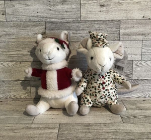 Nuevo con etiquetas Juego de 2 ratones de peluche Jellycat Merry Mouse para dormir y Santa de 7" - Imagen 1 de 4