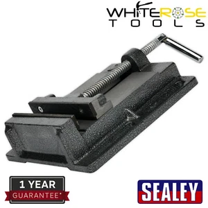 Sealey Drill Vice Standard 150mm Jaw Clamp Replaceable Jaws Woodworking Workshop - Picture 1 of 2