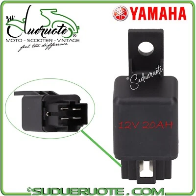 Rele Avviamento 12V 20A per Accensione Motorino Start Moto Yamaha Mbk e Malaguti - Immagine 1 di 4