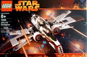 LEGO STAR WARS ARC-170 STARFIGHTER ONLY FROM SET 7259 NO FIGURES 100% COMPLETE* - Picture 1 of 6