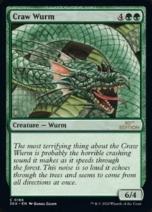 1x Craw Wurm - Modern Frame - (NM-Mint) 30th Anniversary Edition - MTG Seattle - Picture 1 of 1