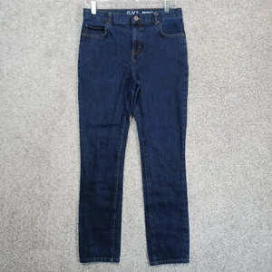 The Childrens Place Jeans Boys Sz 18 Blue Dark Wash Skinny Adjustable Waist Play - Picture 1 of 12
