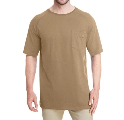 Camiseta Dickies Para Hombres NUEVA Talla M-3XL Temp IQ Performance Manga Corta, Camiseta Bolsillo Foto 1 de 4